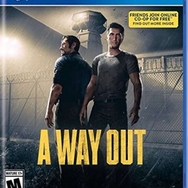 PS4 A Way Out 逃出生天美版