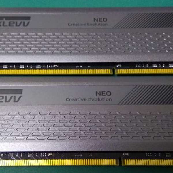 超頻RAM ..Klevv neo creative evolution 16GB DDR3-1866 kit (8GB x 2) 3日私保