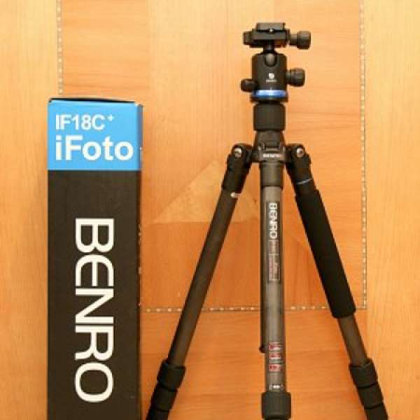 Benro 百諾 iFoto iF18C+ 碳纖維三腳架套裝