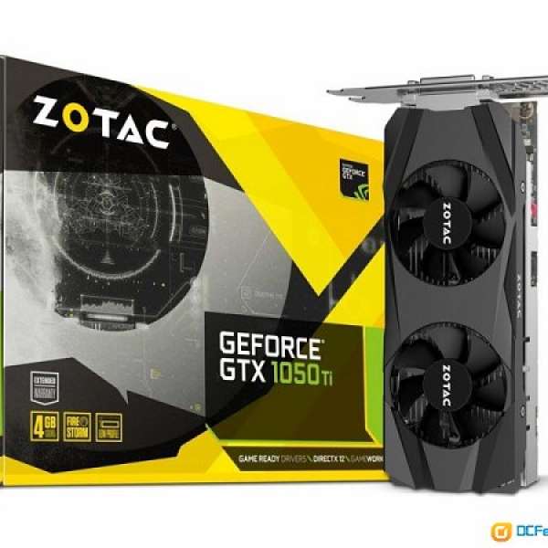 Zotac GeForce GTX1050 Ti 4GB GDDR5 Low Profile