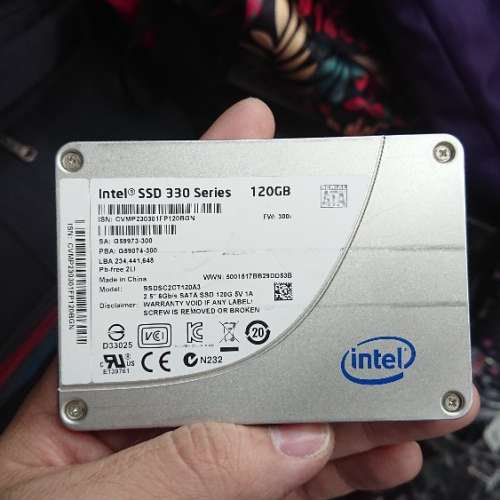 Intel 330 120gb sata ssd 2.5 9mm