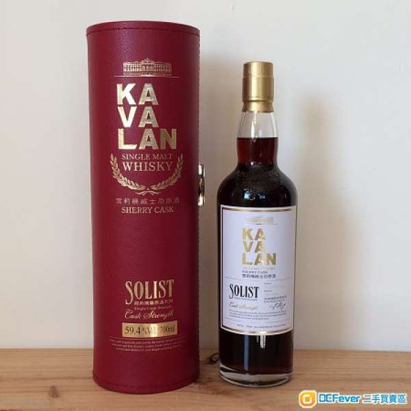 Kavalan Soloist Sherry Cask 59.4% Whisky 威士忌
