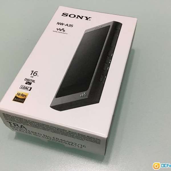 極新行貨有保用 Sony NW-A35 Walkman（灰色）