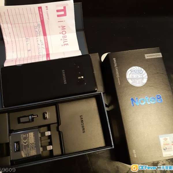 全新Samsung Note 8 黑色行貨買左10日