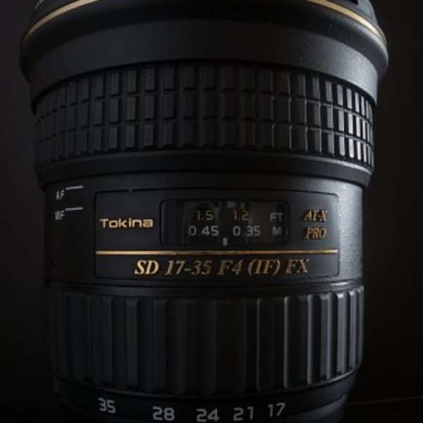 出售 AF Tokina ATX PRO SD 17-35 F4(IF) FX (Nikon)
