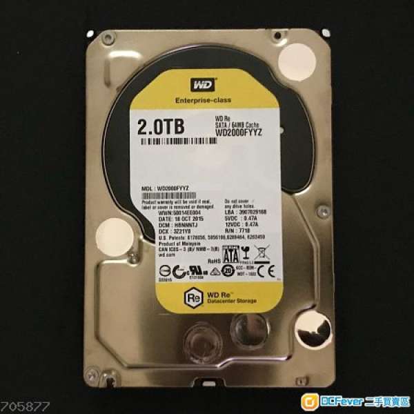 WD Re 2TB Datacenter SATA HDD