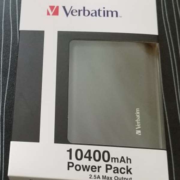 全新未開封 Verbatim 10400mAh 流動充電器