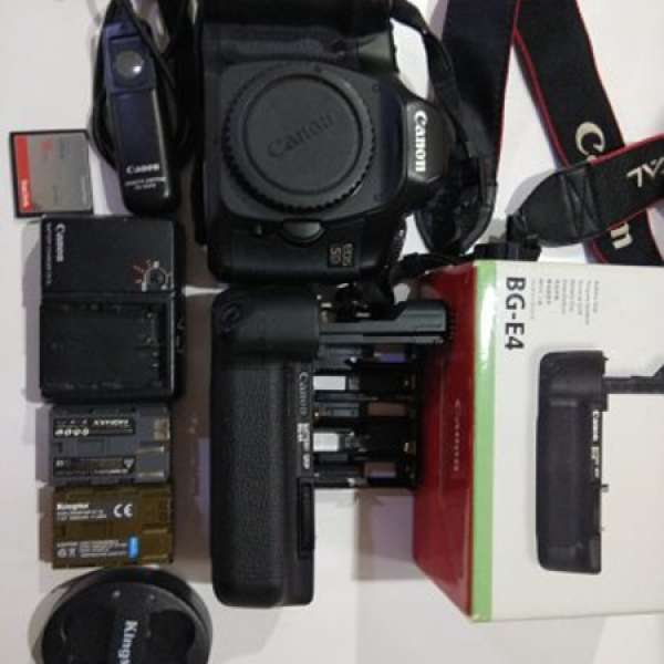Canon Eos 5D + grip + remote + CF =HKD2500