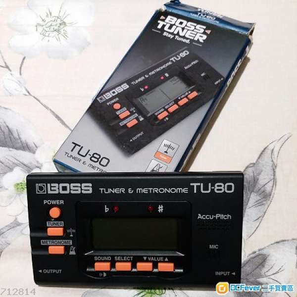 Boss tuner & metronome(電子拍子機)