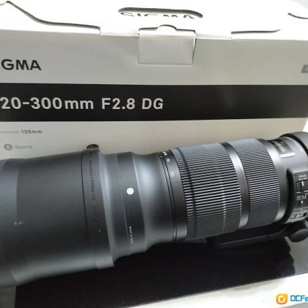 售98% New Sigma 120-300mm F2.8 DG OS HSM (Nikon)水貨