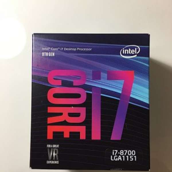 Intel i7 8700 全新未開盒