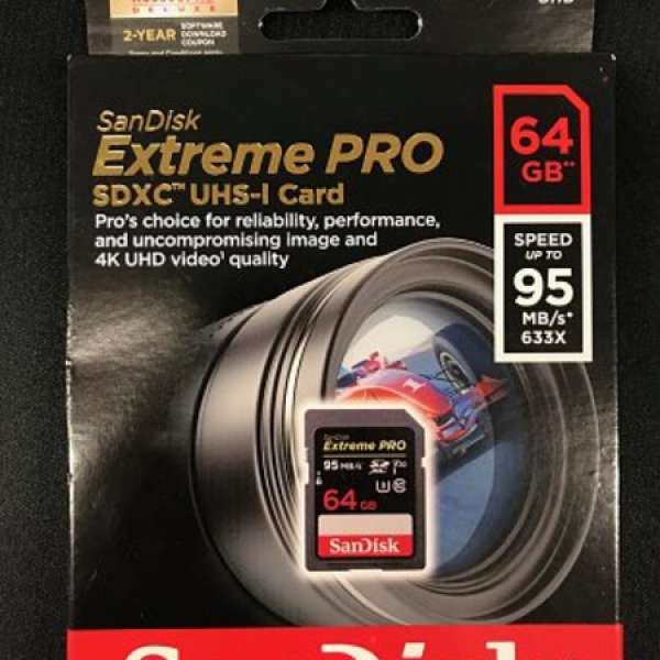 SanDisk SDXC 64GB Extreme Pro 95MB/s