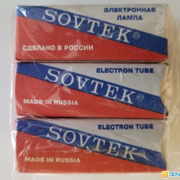 全新 Sovtek 6922 Electron Tubes 蘇聯膽3個