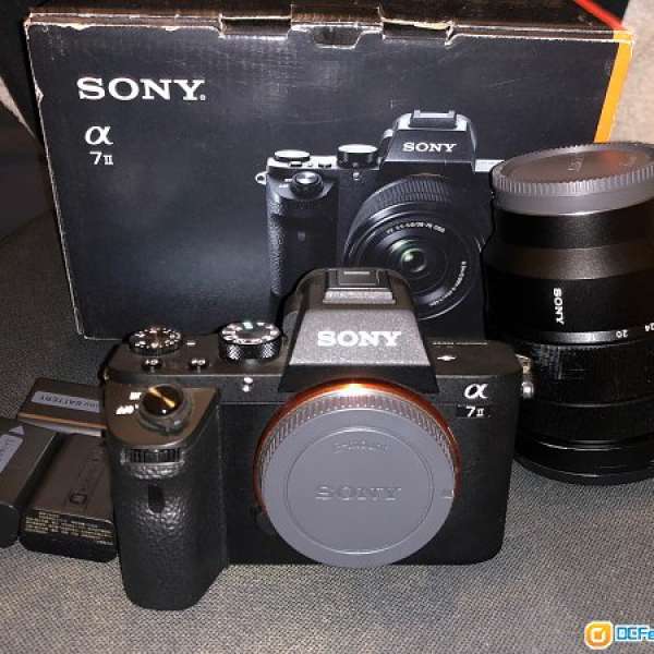 99%新Sony A7M2 淨機身(保養到9月) & 90%新SEL1635F4Z(有單已過保)