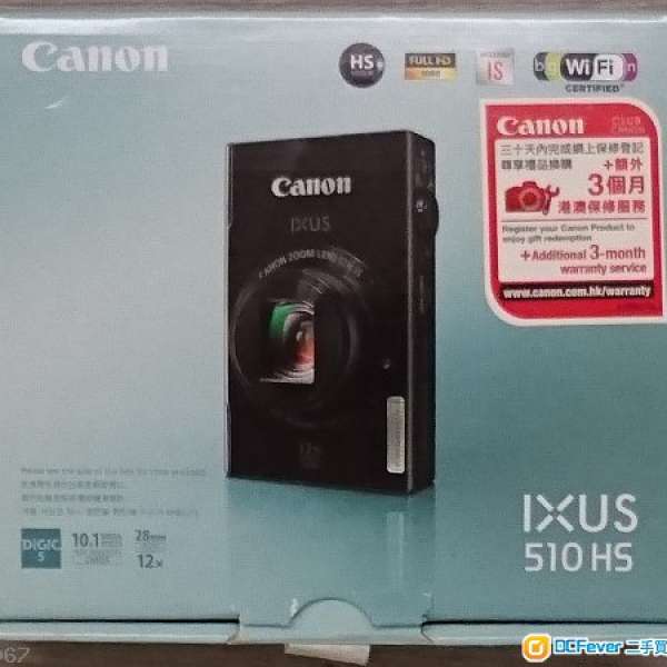 Canon ixus 510HS 輕便 touch screen 相機 隨身機