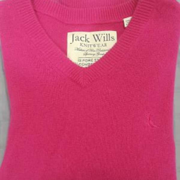JACKWILL CASHMERE 粉紅色 長袖冷衫 S SIZE $300 (極新淨)