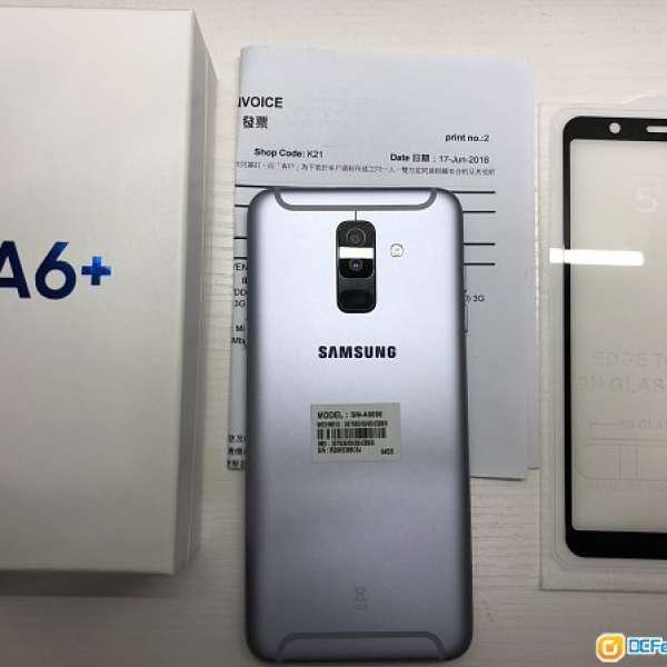 99.9% New SAMSUNG Galaxy A6+ 薰衣草色