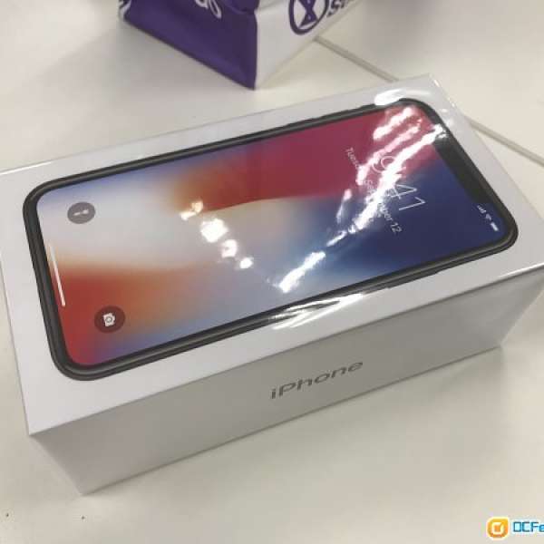 iPhone X 64GB space grey 太空灰 全新未開封