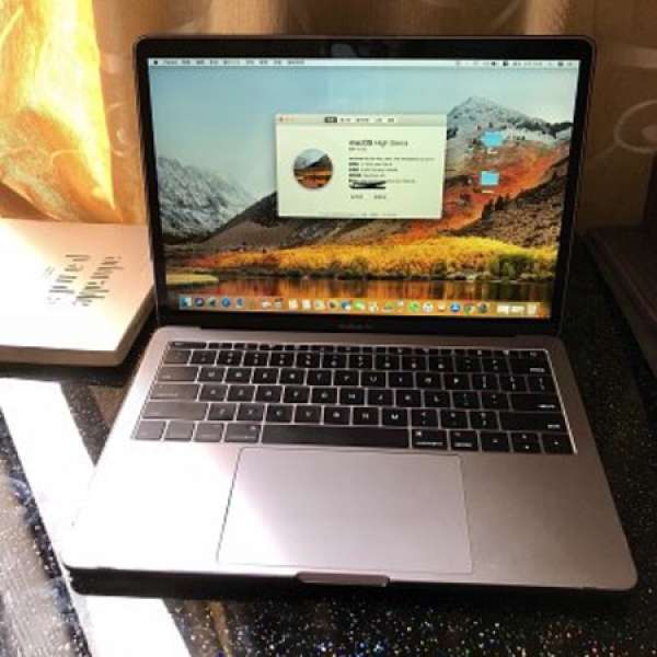 MacBook Pro（13 英寸，2017 年，兩個 Thunderbolt 3 連接埠）太空灰