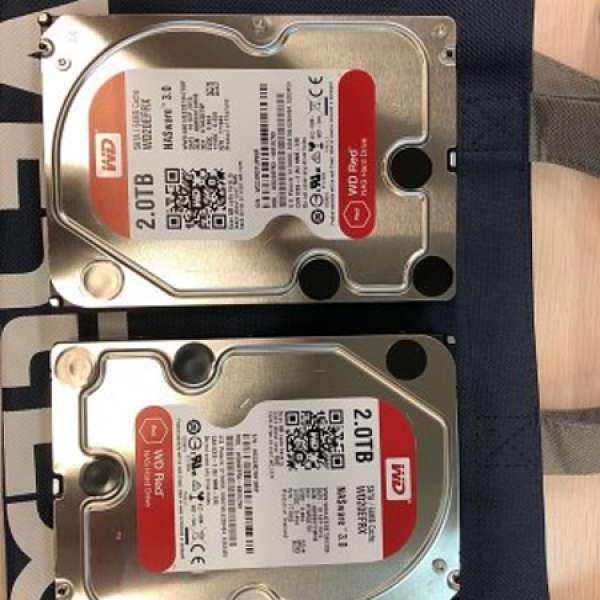 Western Digital RED 2TB 硬碟  ($750 for 2隻)