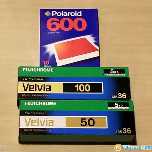 Fujifilm FUJICHROME & Polaroid 寶麗來 Instant Film 600