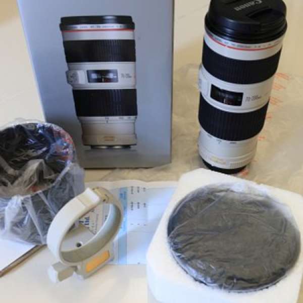 99% new Canon 70-200 f4 L IS USM 小小白行貨 (not  2.8 二代 mk 2 ii)