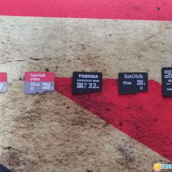 95% New 64GB 32GB 16GB 4GB Micro SD Card (不散賣)