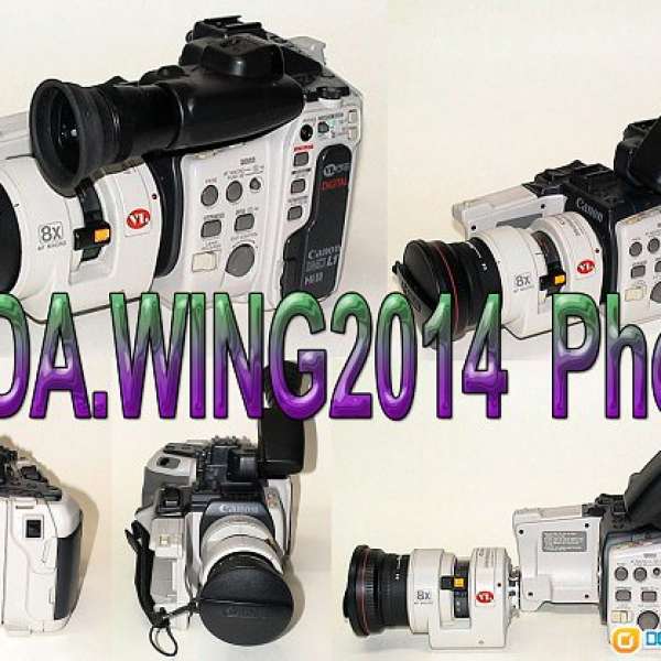今日出售 Canon L1 Hi8mm VIDEO CAMERA &  RECORDING PAL 制式壞攝錄機連鏡頭一套