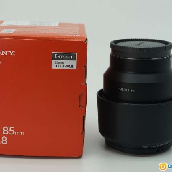 行貨 Sony SEL85F18 85mm f/1.8, 有保養至2019 年10月