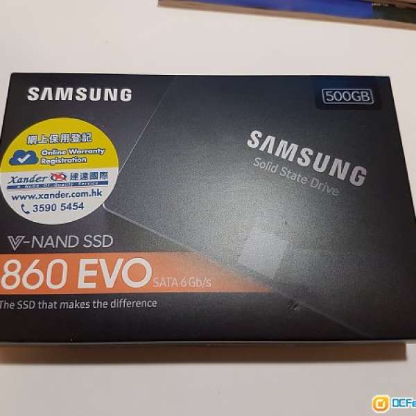 98% new SSD (Samsung SSD 860 EVO 500GB)