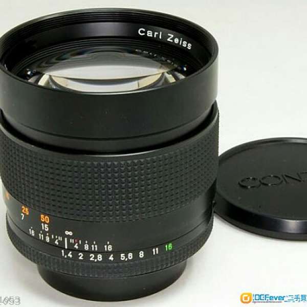 Contax 定焦手動 Carl Zeiss 85mm F1.4 MMJ 連 Canon EOS接環