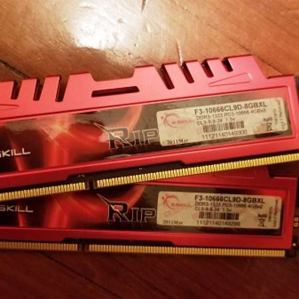 G.SKILL DDR3-1333 pc3-10666 4GBx2