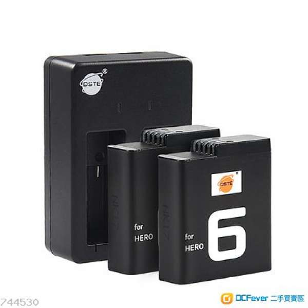 GOPRO HERO6 專用 DSTE AHDBT-601 電池 X2  + Type-C / Micro USB 雙充