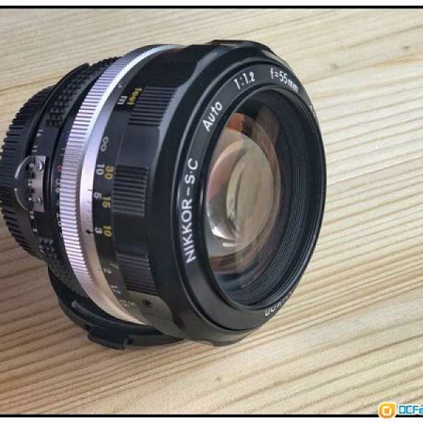 Nikon SC Auto 55mm f1.2 原廠AI 極靚仔，(DF)