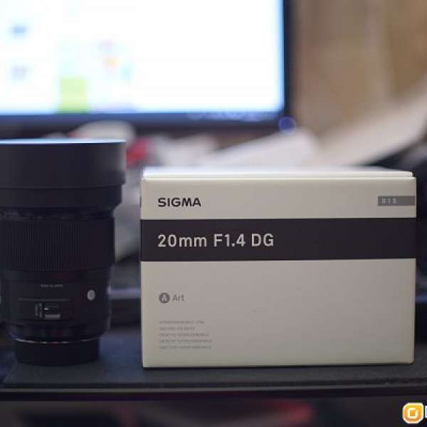 Sigma 20mm F1.4 DG HSM | Art 99% new - Nikon