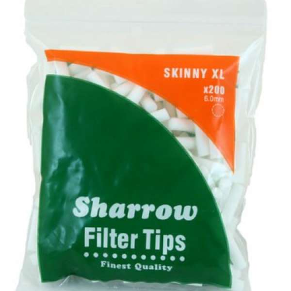 4 x Sharrow Skinny XL filter tips / 4包 手捲煙濾嘴