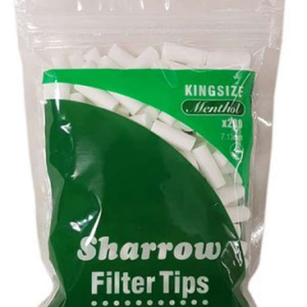 4 x Sharrow King Size (Menthol) filter tips / 4包手捲煙(薄荷)濾嘴