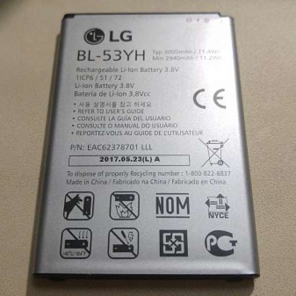 LG G3 原廠電池 極少使用