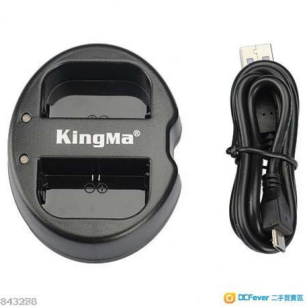KINGMA LP-E6 USB DUAL CHARGER (FOR 5DSR、80D、70D、6D、7D)