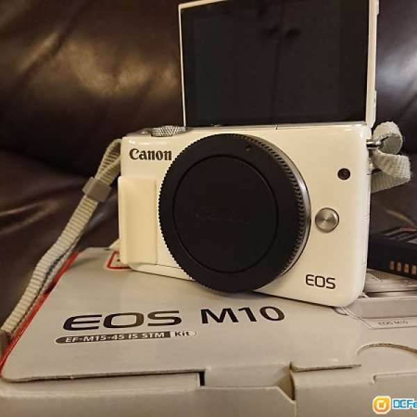 Canon EOS M10 白色機身99%新配件齊