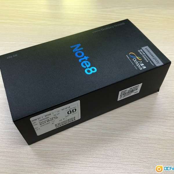 Samsung Note8 黑色行貨256Gb