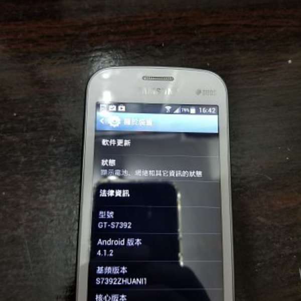 85% New Samsung Galaxy Trend Lite s7392 白色 雙SIM卡
