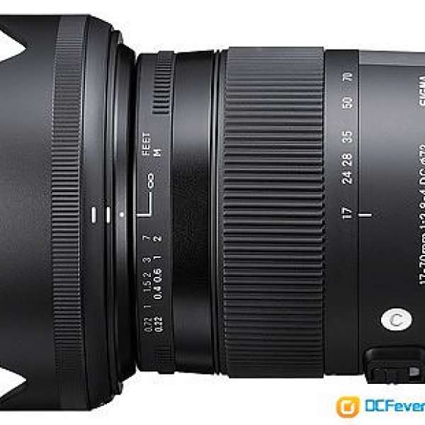 (出售)Sigma 17-70 mm F2.8-4 DC MACRO HSM (C) Canon/佳能 mount