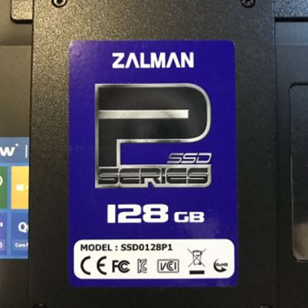 90% New Zalman 128GB SSD