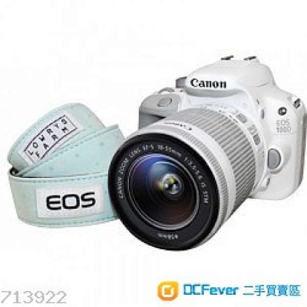 Canon EOS 100D 連18-55mm白色鏡