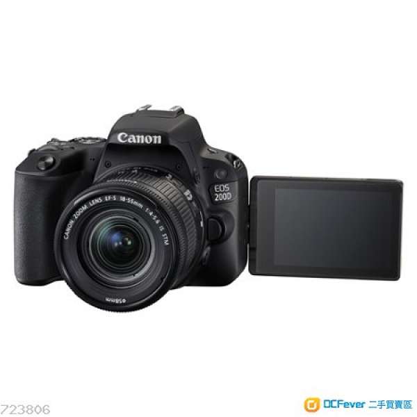 Canon 200D 18-55mm IS STM Kit 黑色 100%新