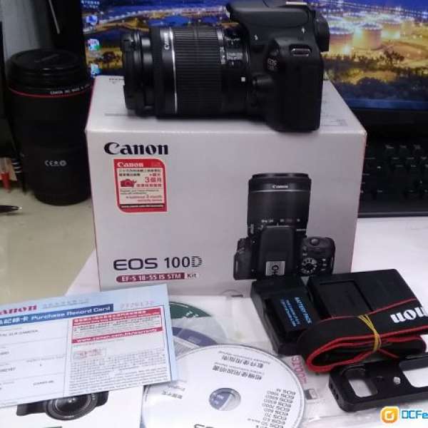 行貨CANON EOS 100D +18-55mm Kit(Not Nikon Sony Gitzo)送TAMRAC相机袋