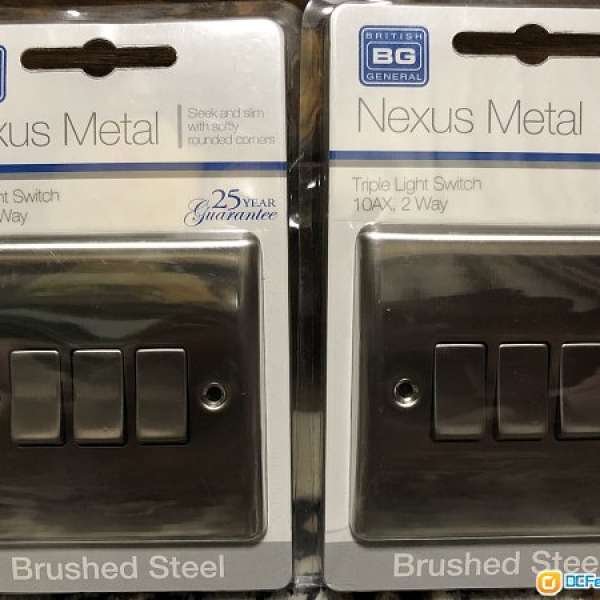 BG- Nexus Metal 三燈制電制面(帶螺絲款）