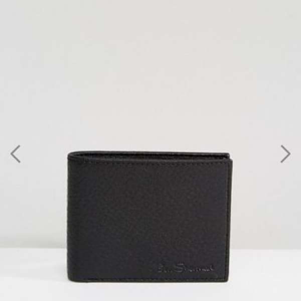 [潮流實用] 英國 Ben Sherman Real Leather Wallet (Black)