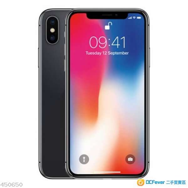 100% 全新未開 iphone X 256G Space Grey